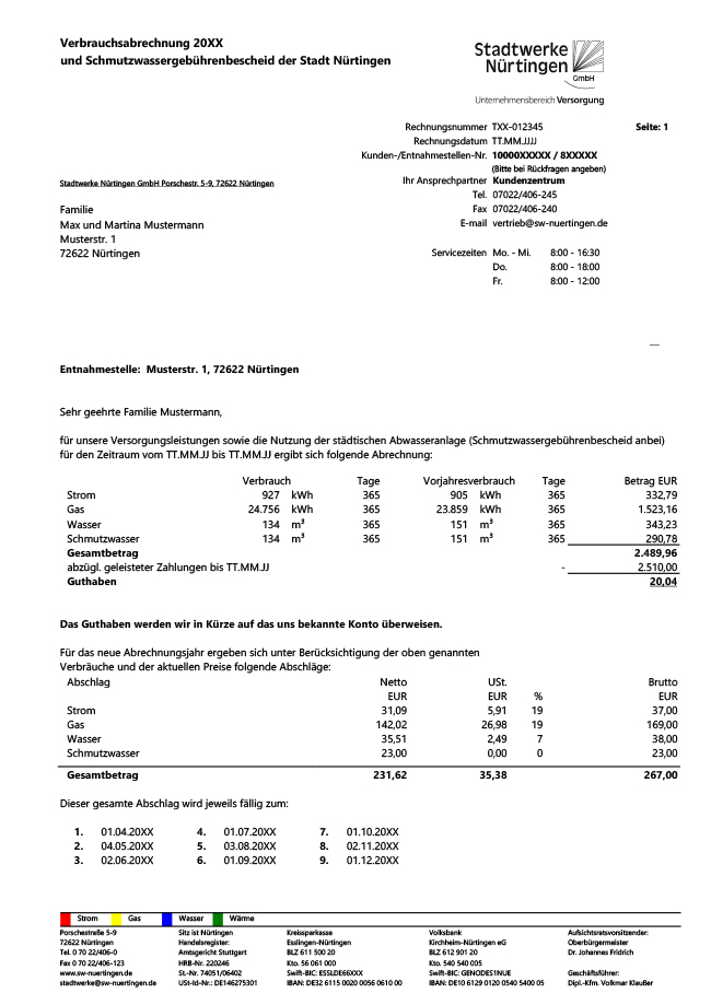 Rechnungserklärung Seite 1