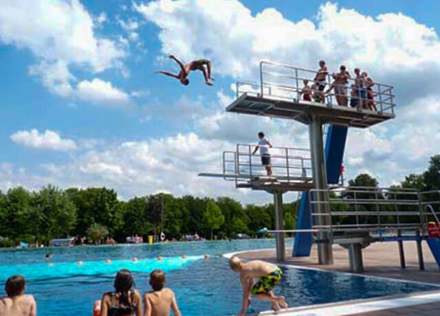 Attraktionen im Freibad Nürtingen